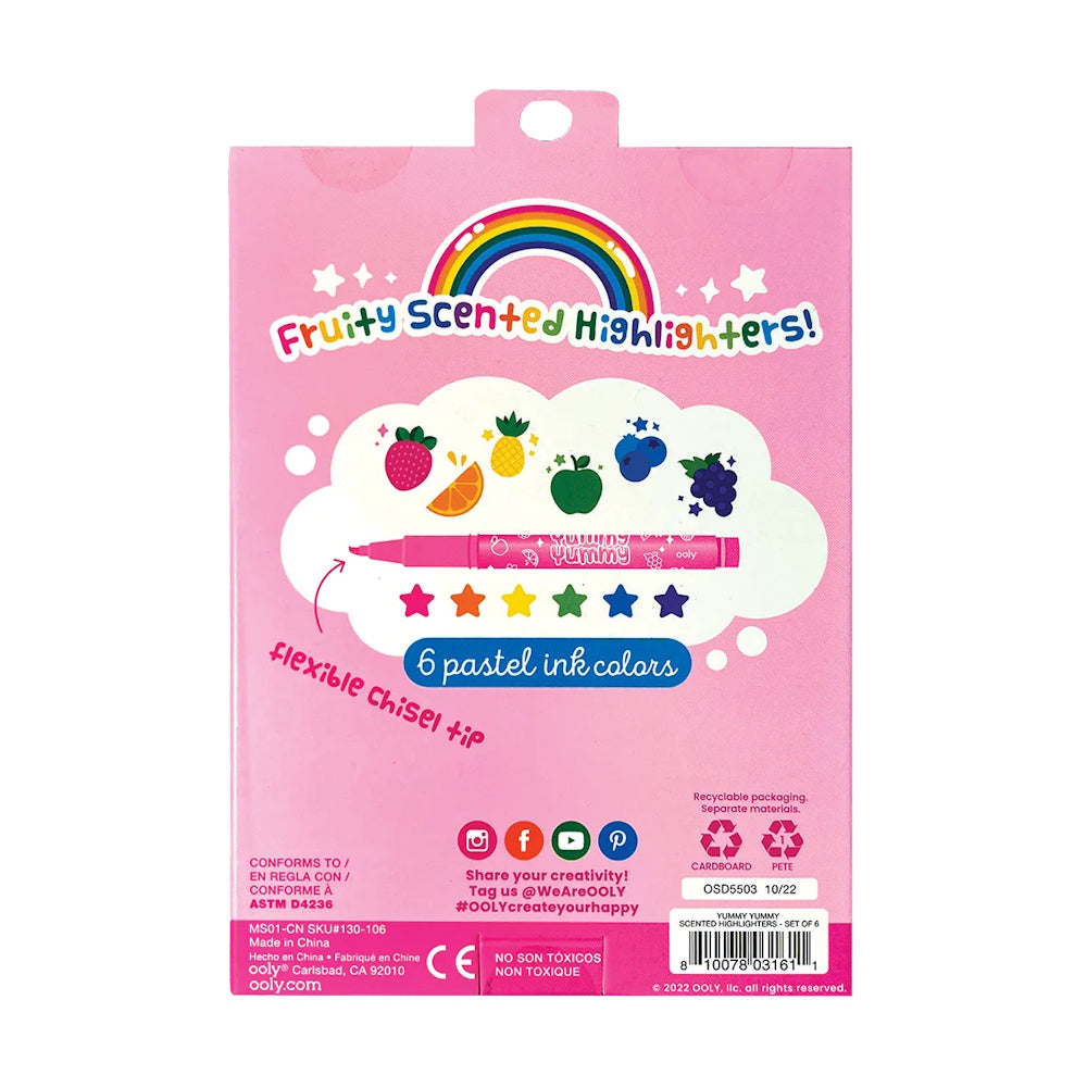 OOLY Yummy Yummy Scented Highlighters 6pk