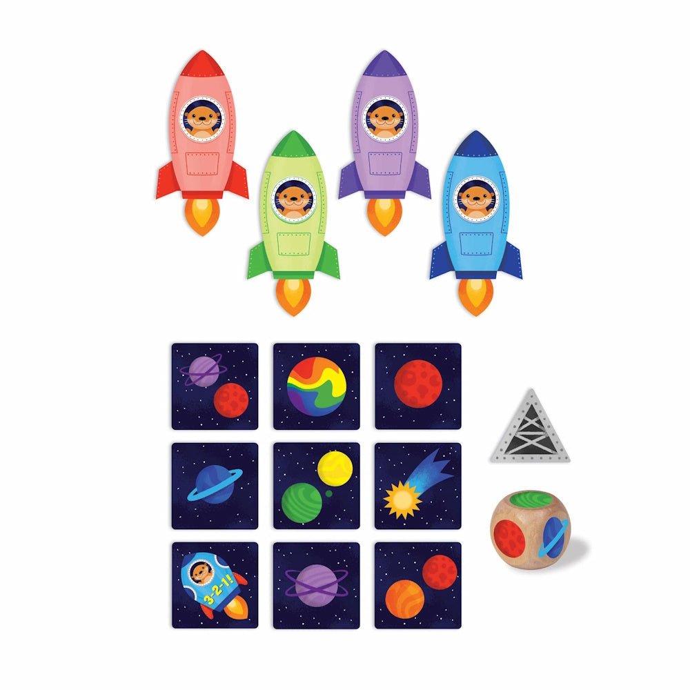 Mudpuppy - Otter Space Shaped Box Game