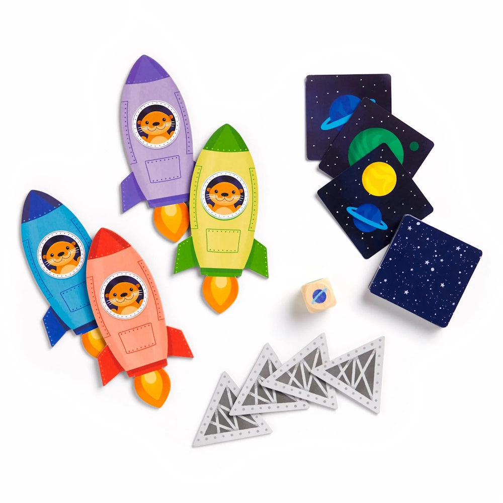 Mudpuppy - Otter Space Shaped Box Game