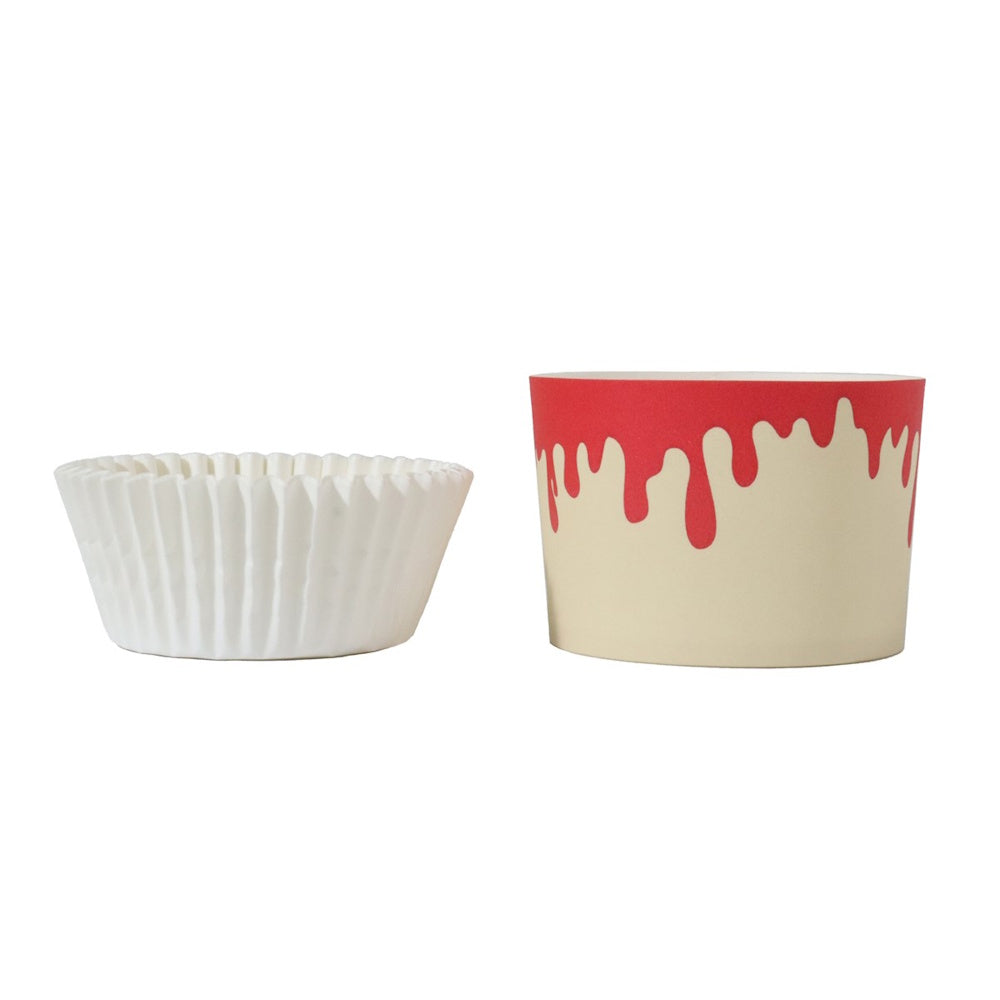 PME Baking Cups with Cases 12pk - Dripping Blood