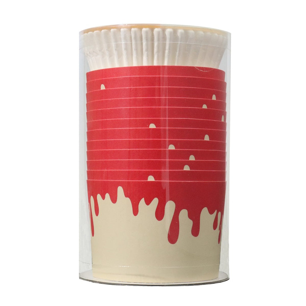 PME Baking Cups with Cases 12pk - Dripping Blood