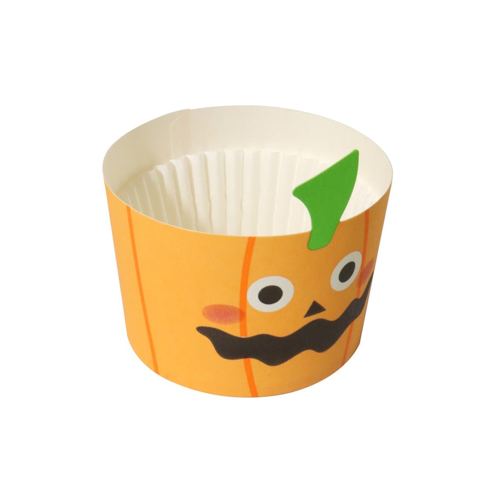PME Baking Cups with Cases 12pk - Jack-o-Lantern