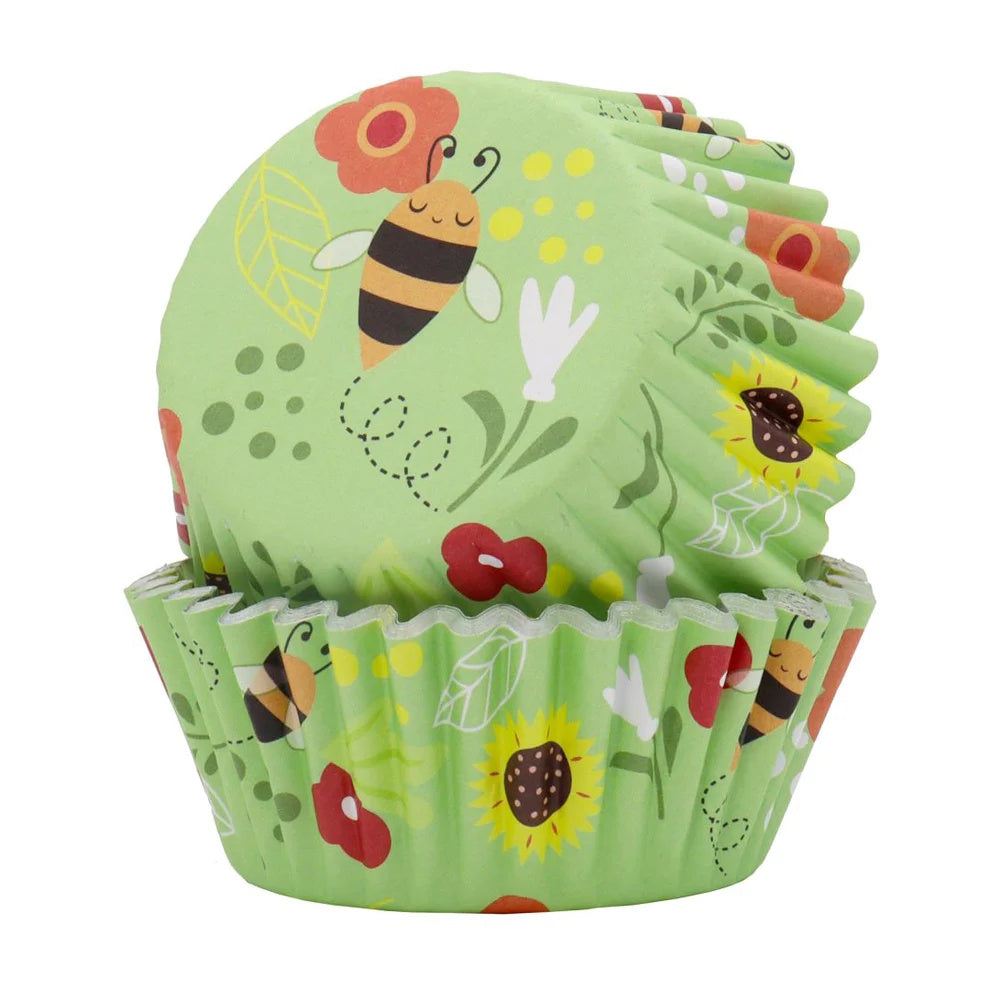 PME Foil-lined Cupcake Cases - Bees 30pk