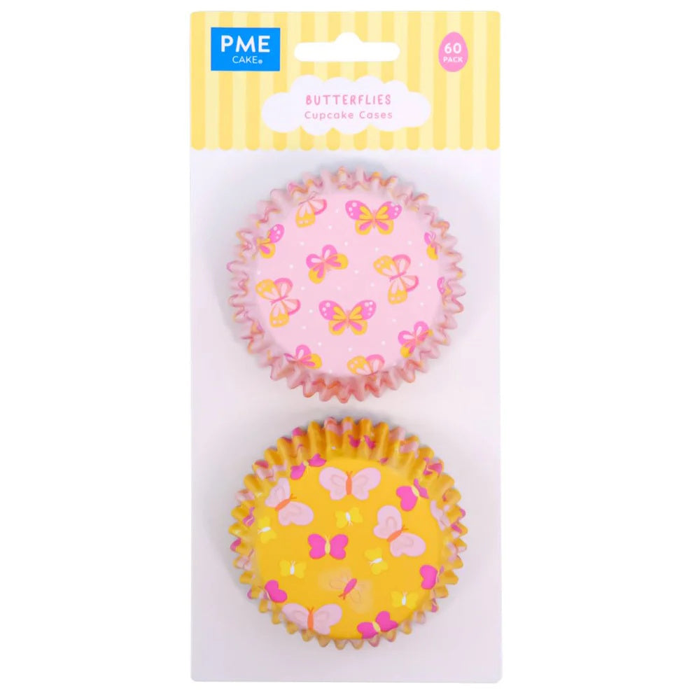 PME Foil-lined Cupcake Cases - Butterflies 60pk
