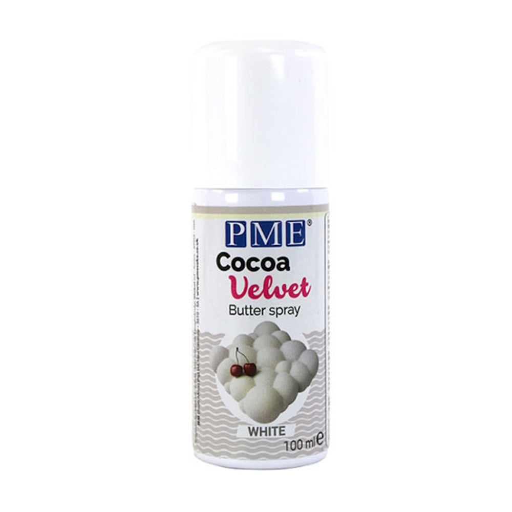 PME Cocoa Velvet Butter Spray - White