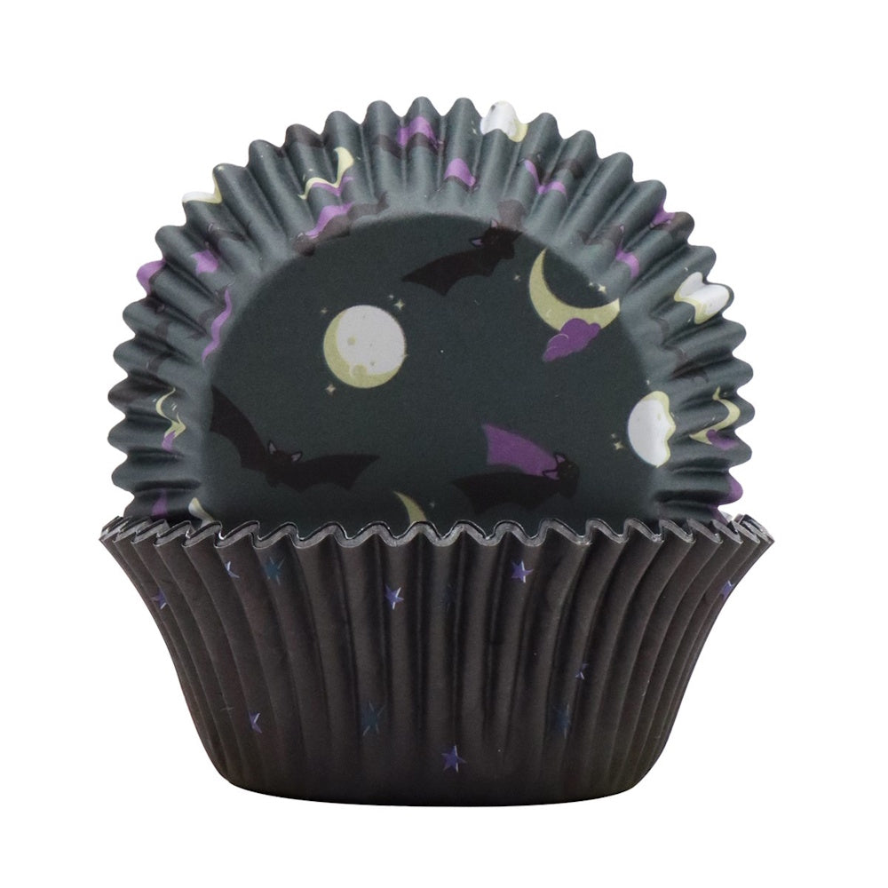 PME Halloween Cupcake Cases & Topper Set - Bats