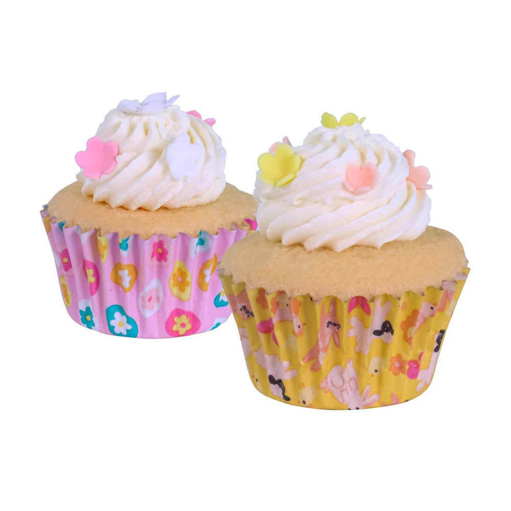 PME Foil-lined Mini Cupcake Cases - Easter 60pk