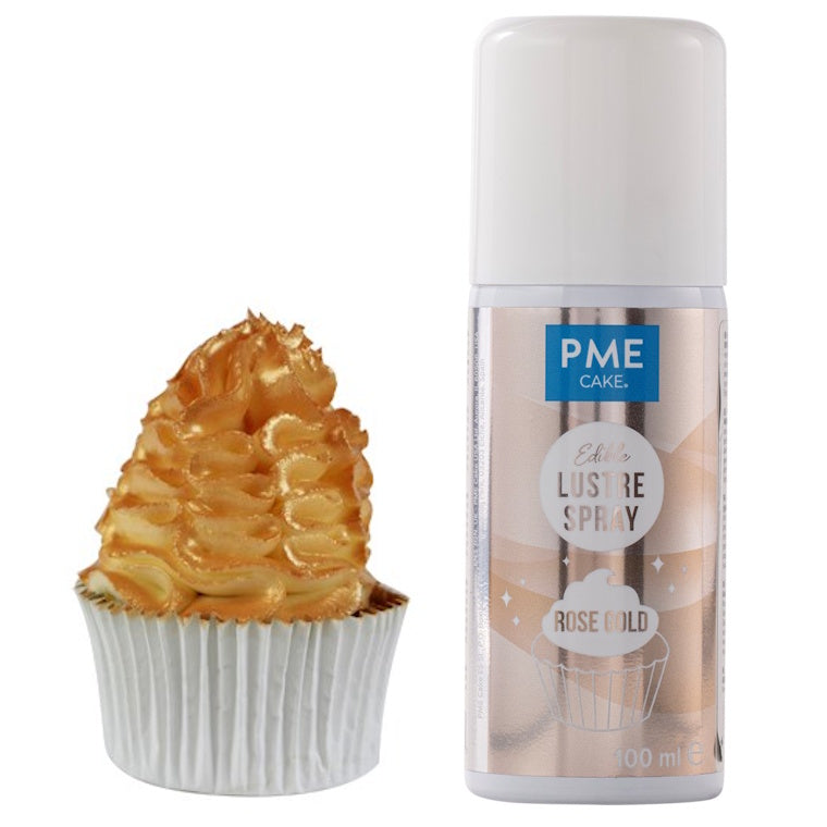 PME Edible Lustre Spray Rose Gold