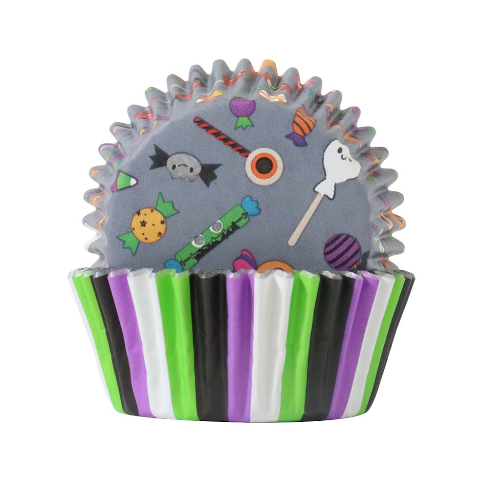 PME Foil-lined Cupcake Cases - Trick or Sweet 60pk