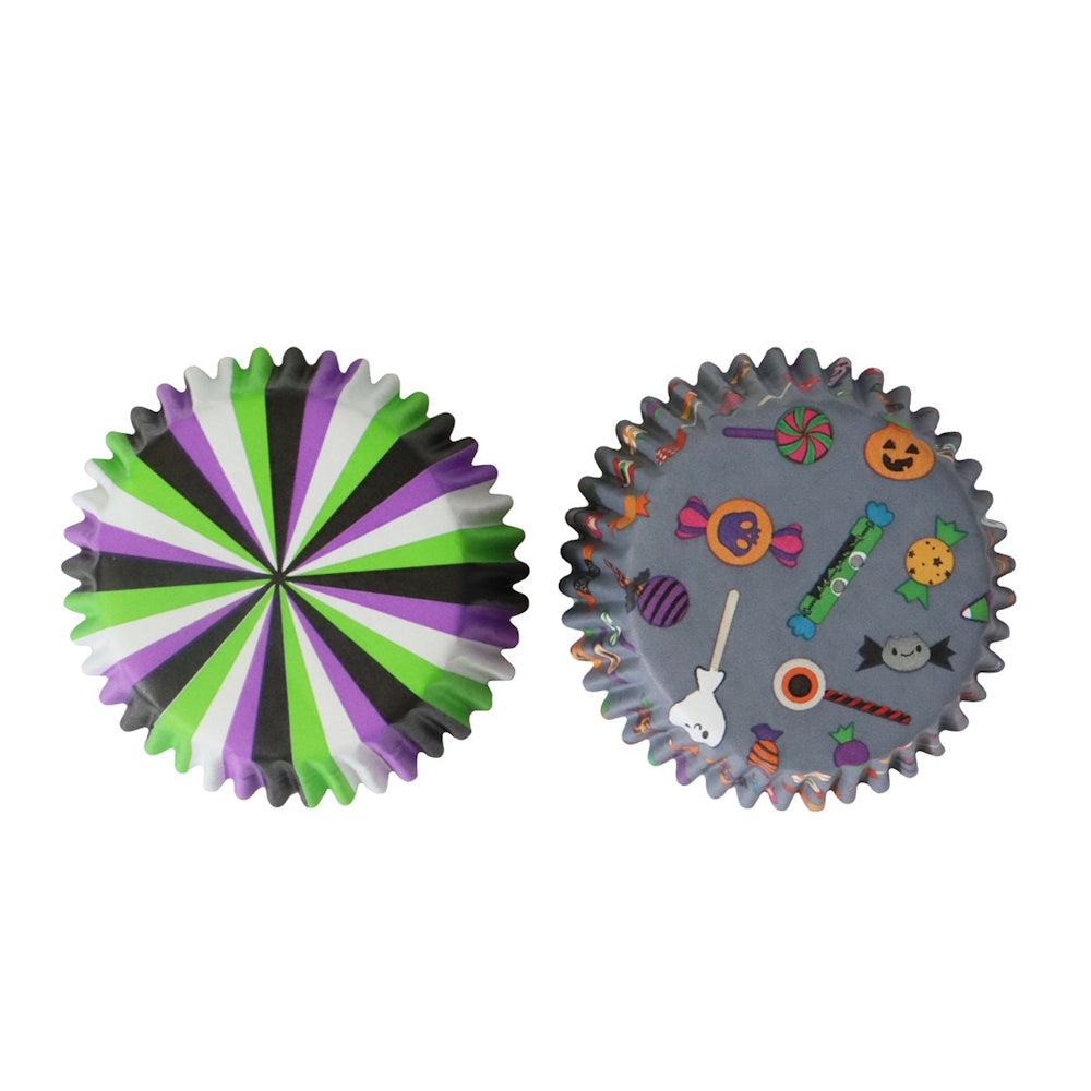 PME Foil-lined Cupcake Cases - Trick or Sweet 60pk