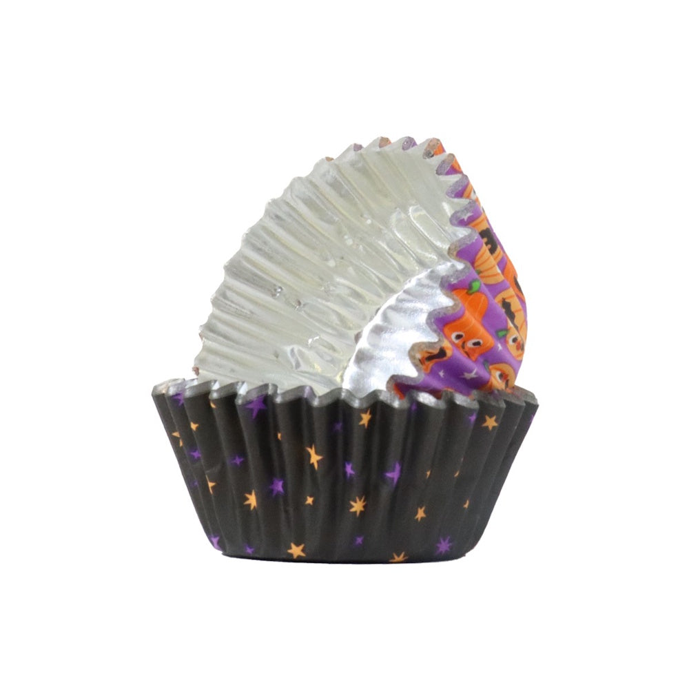 PME Foil-lined Mini Cupcake Cases - Pumpkin Party 60pk