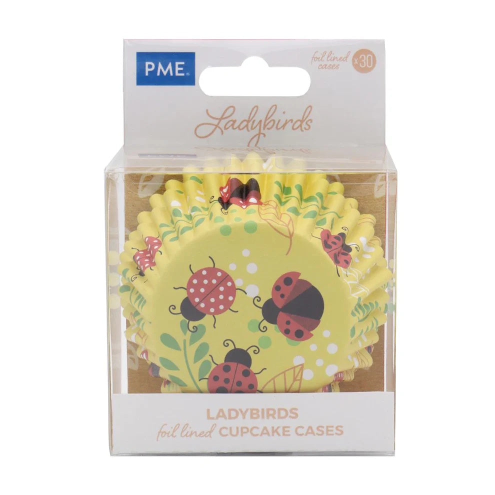 PME Foil-lined Cupcake Cases - Ladybird 30pk