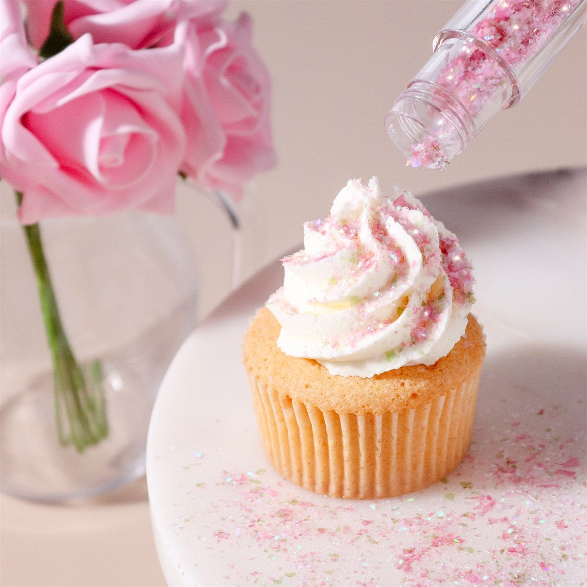 PME Magic Sparkles Edible Iridescent Glitter - Fairy Flowers