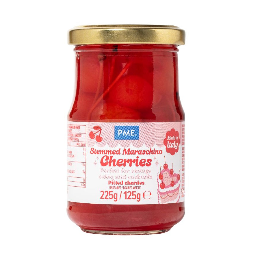 PME Red Stemmed Maraschino Cherries