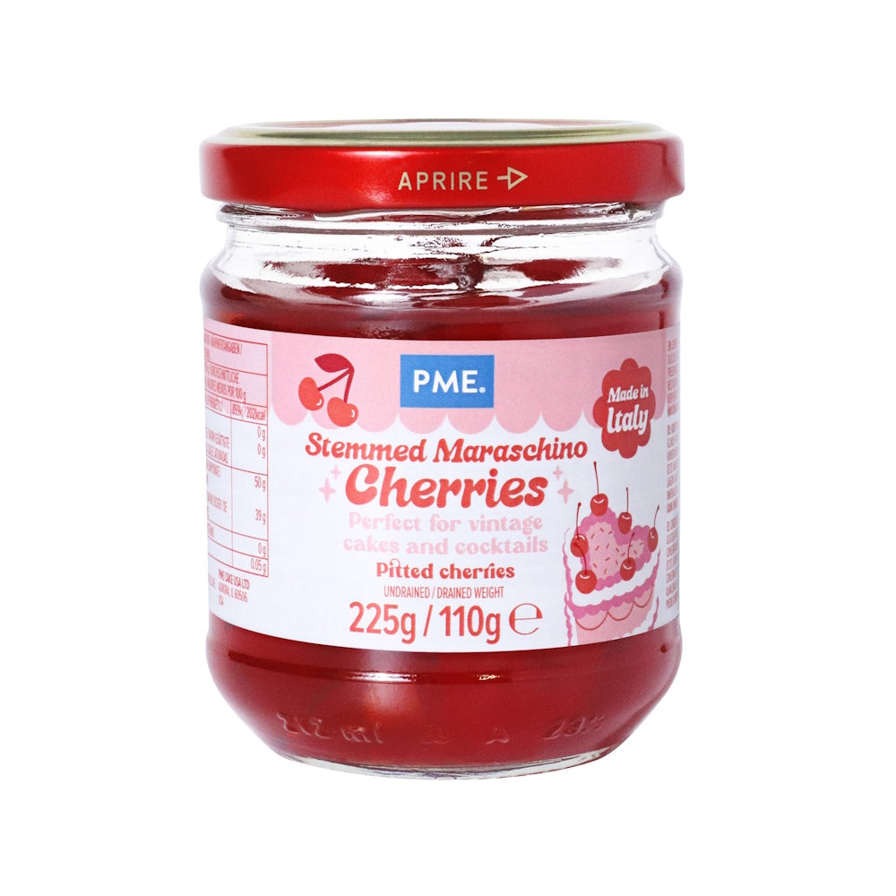 PME Red Stemmed Maraschino Cherries