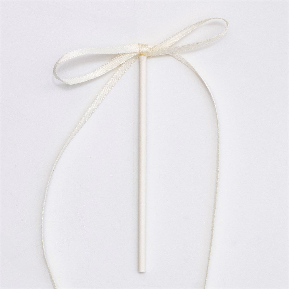 PME Ribbon Bow Cake Toppers 8pk - White