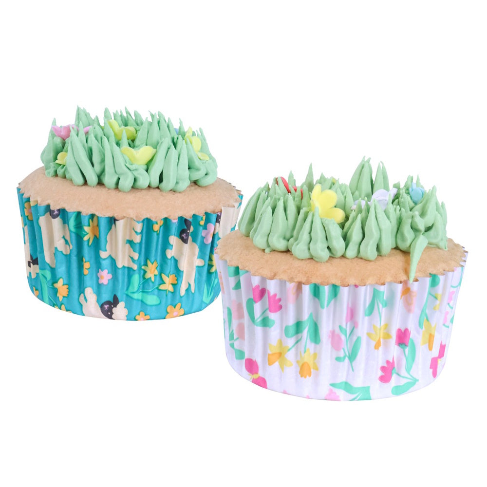 PME Foil-lined Cupcake Cases - Spring Meadow 60pk