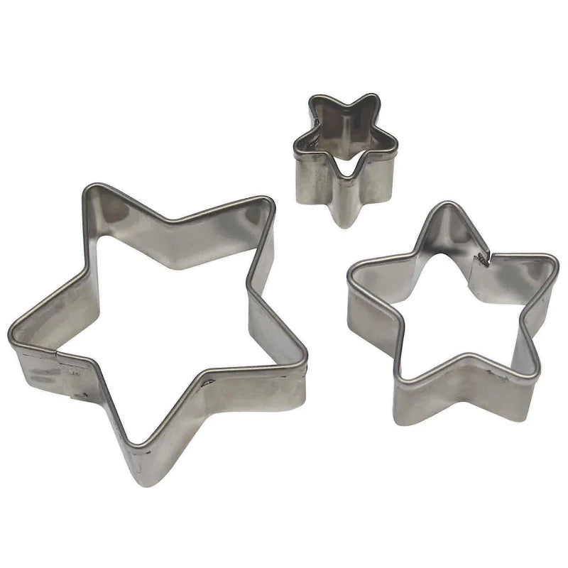 PME Star Cookie Cutters - Set of 3