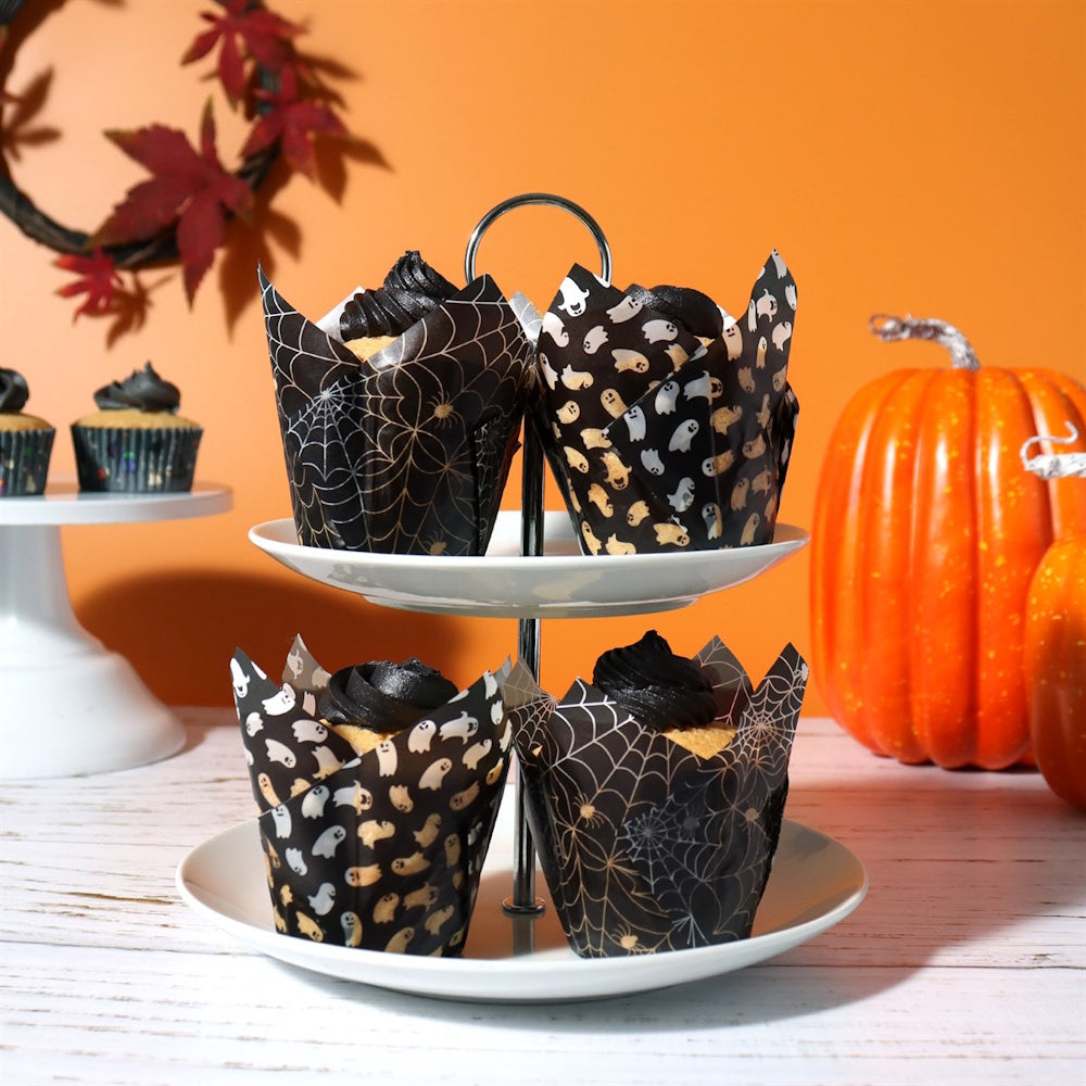 PME Tulip Muffin Cases - Spooky Night 24pk