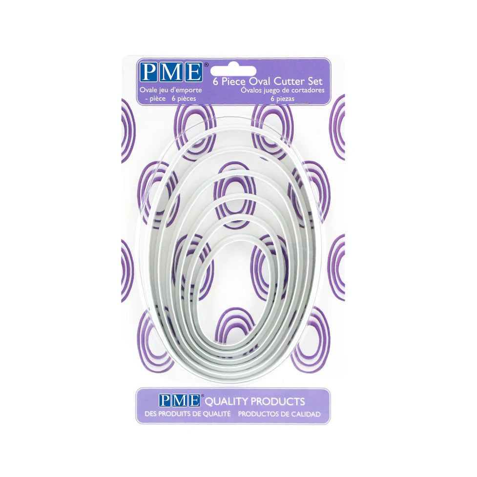 PME Oval Cutters 6pce Set