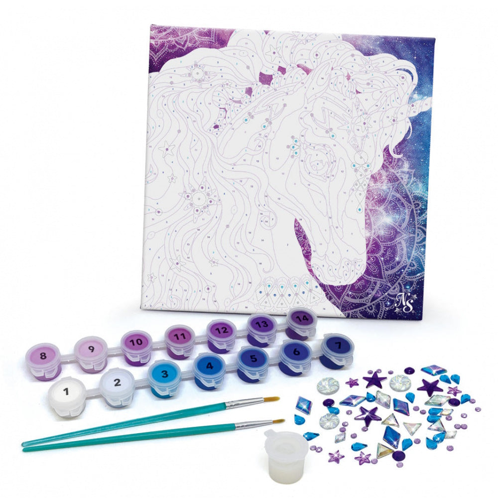 Nebulous Stars - Paint-by-Numbers: Nebulia and Horse