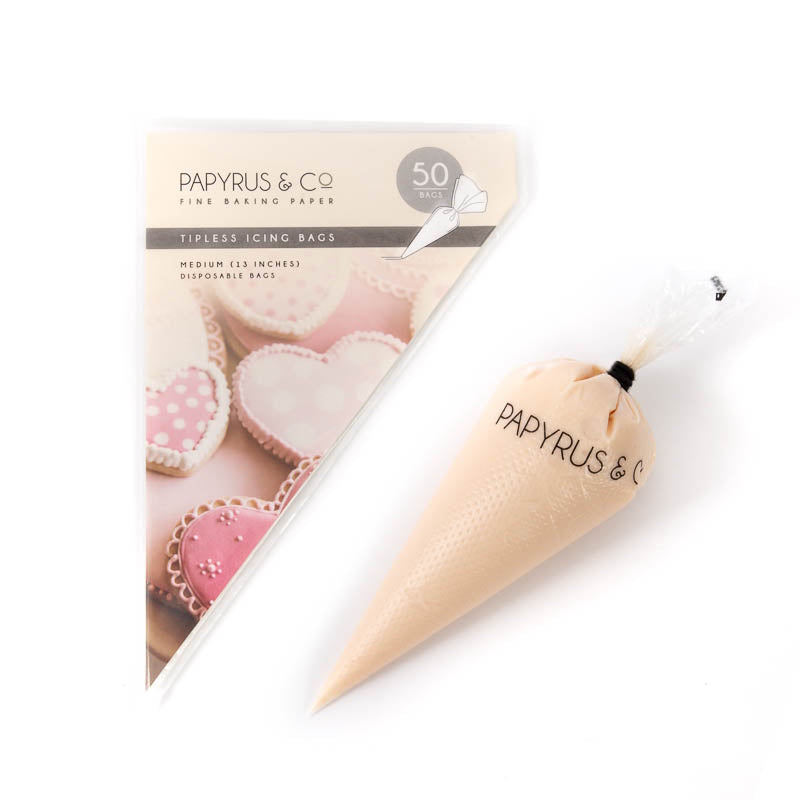 Papyrus Tipless Icing Bags 50pk - Medium