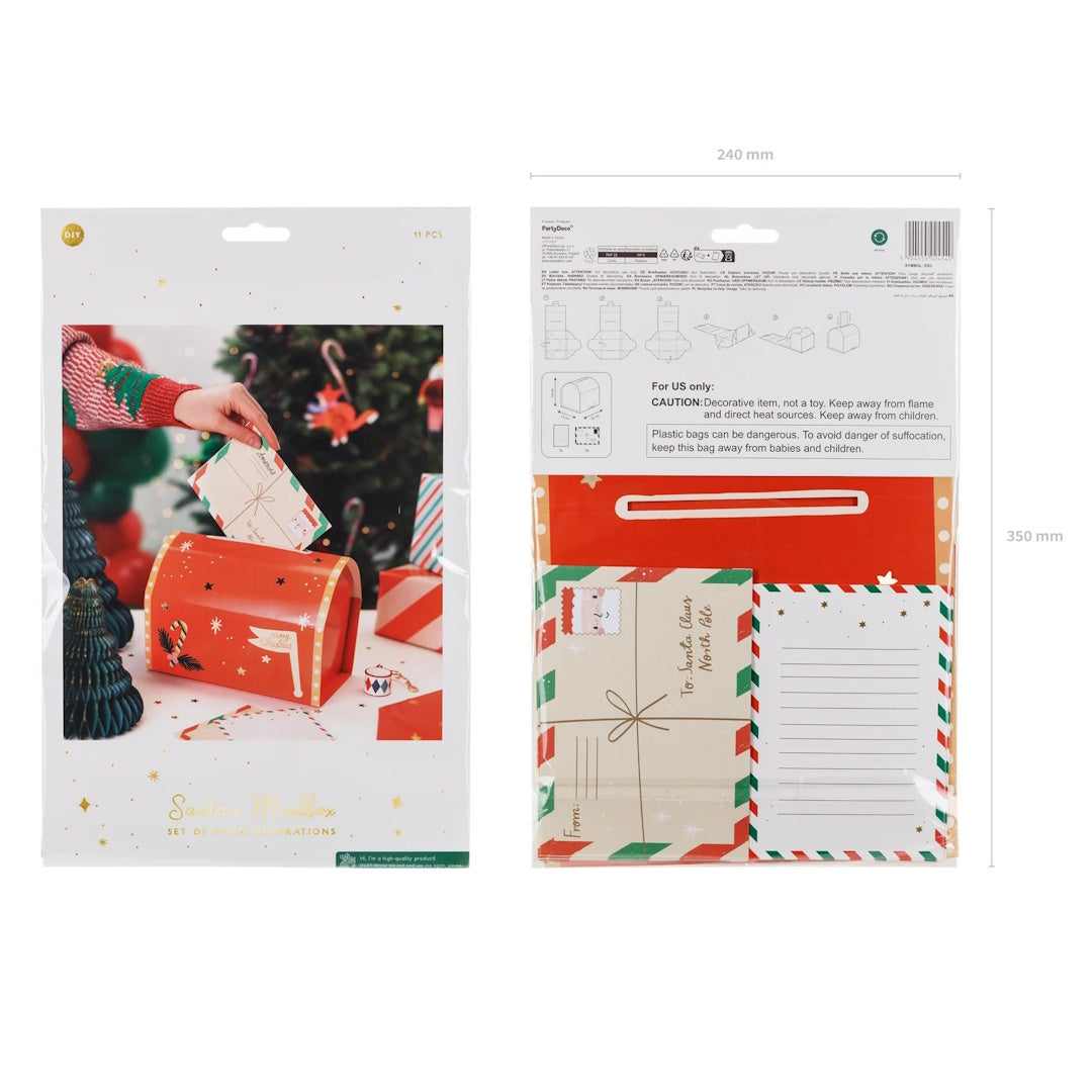 Classic Christmas Santa Mailbox