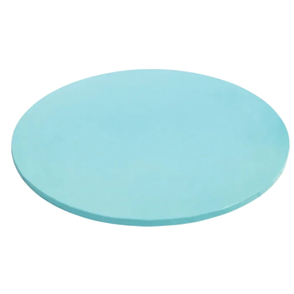 Pastel Blue Round Masonite Board 12in