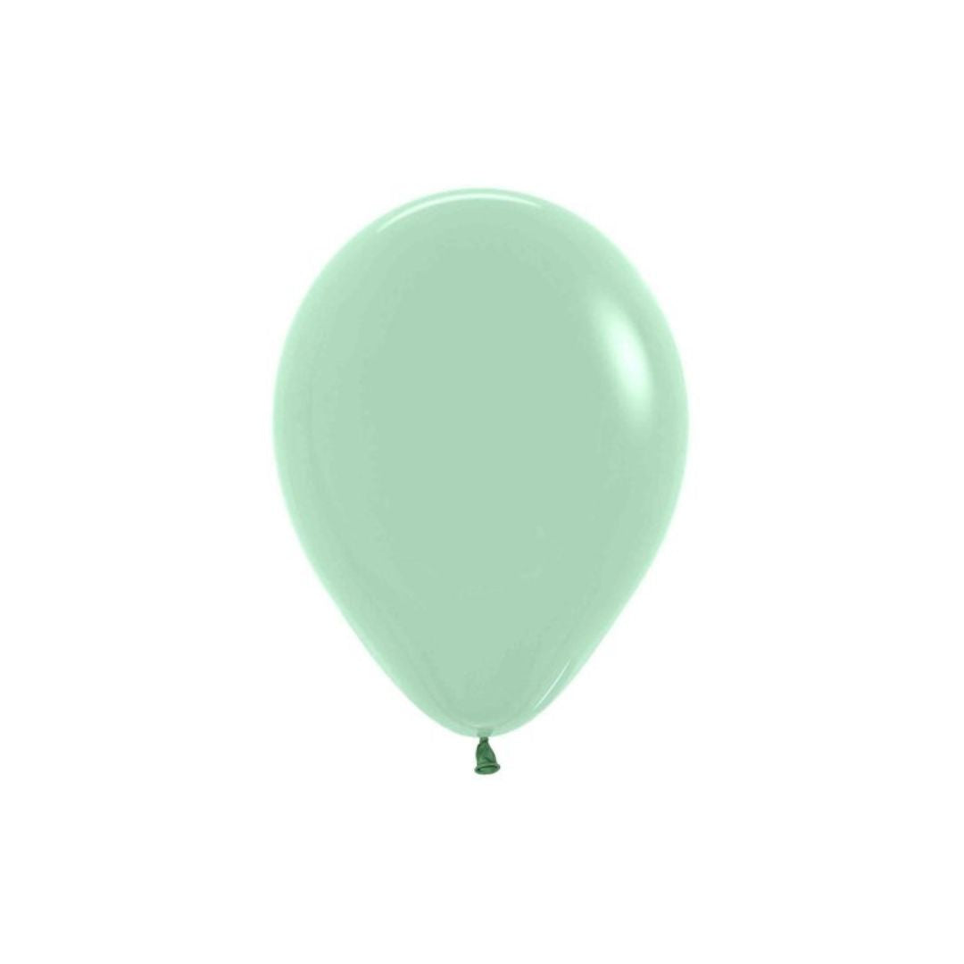 Pastel Dusk Green Tea 12cm Balloons 10pk