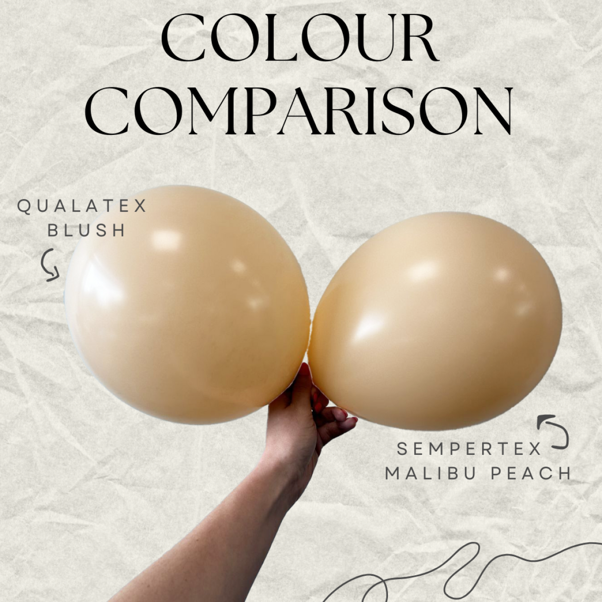 Pastel Matte Malibu Peach Balloon - Single