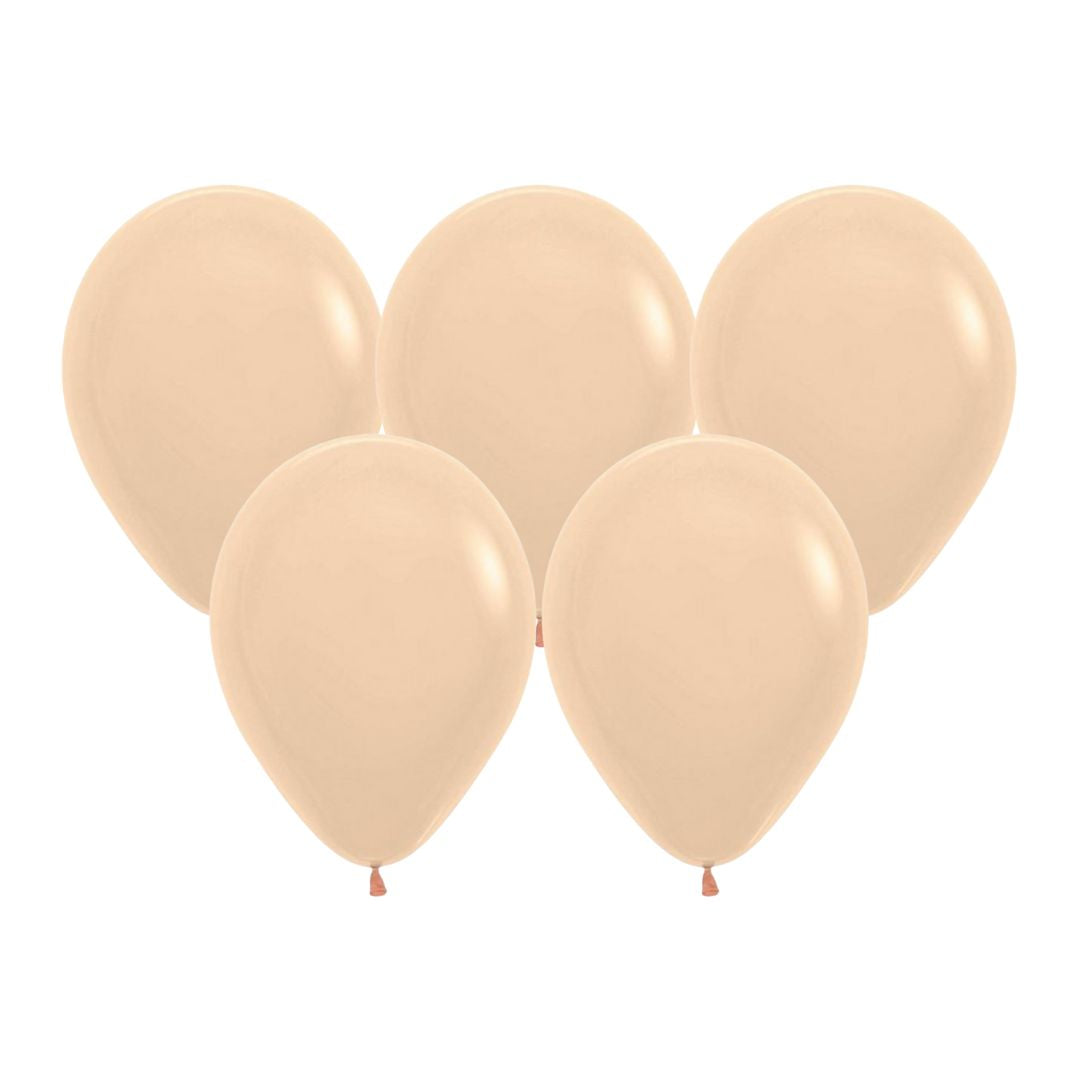 Pastel Matte Malibu Peach Balloons - 25pk