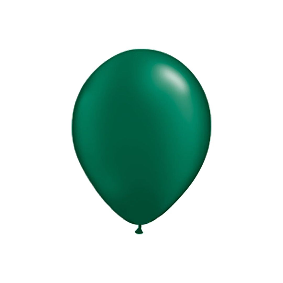 Pearl Forest Green Balloons 12cm 10pk