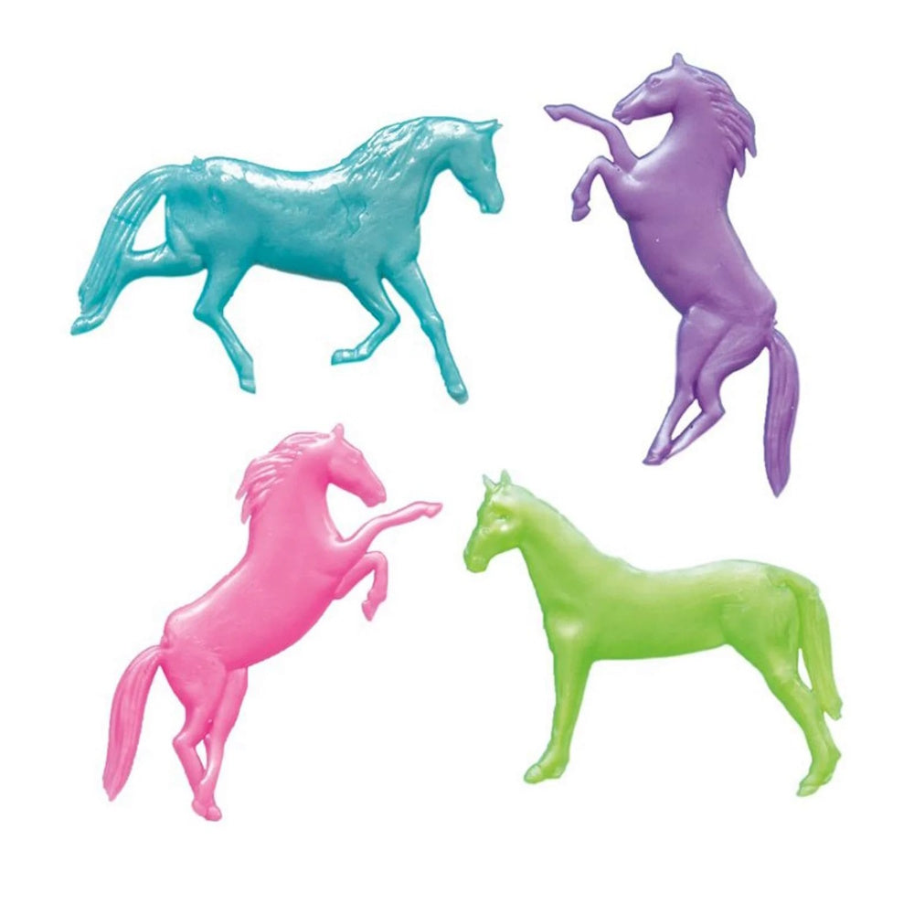 Pearlised Stretchy Horses 8pk