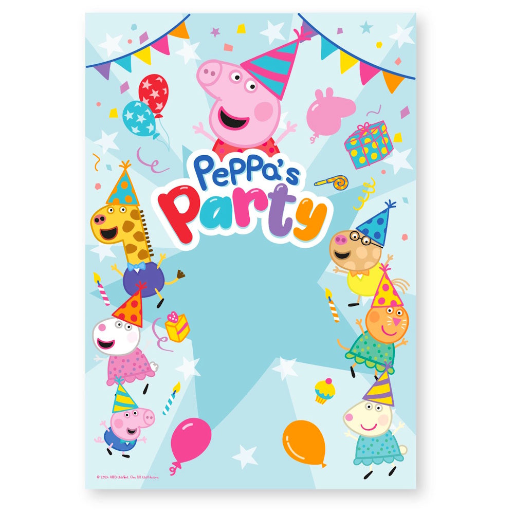 Peppa Pig Fabric Party Backdrop