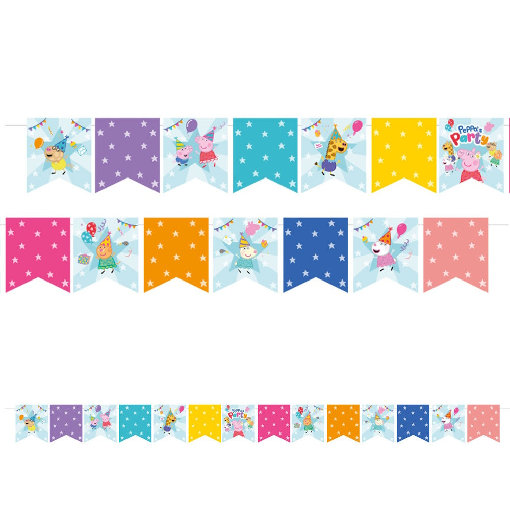 Peppa's Party Pennant Banner