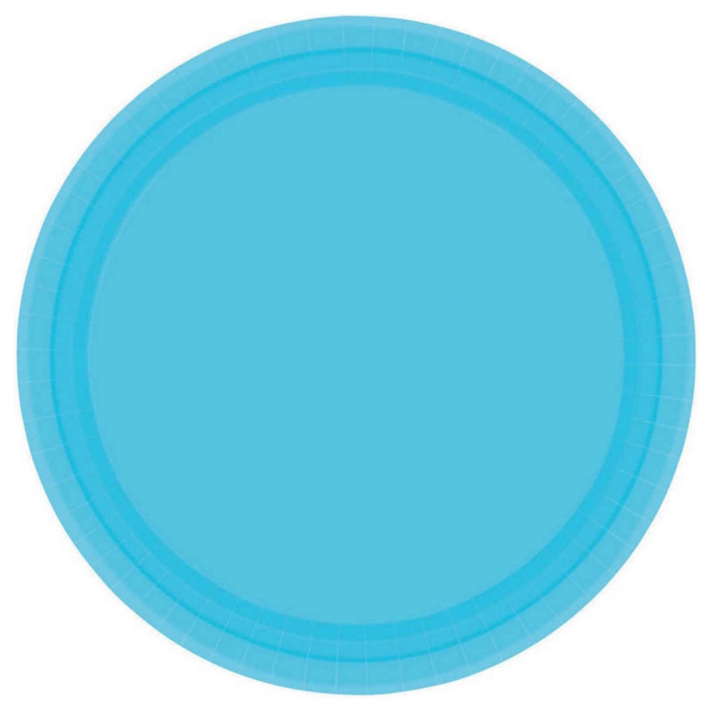 Caribbean Blue Dinner Plates 20pk