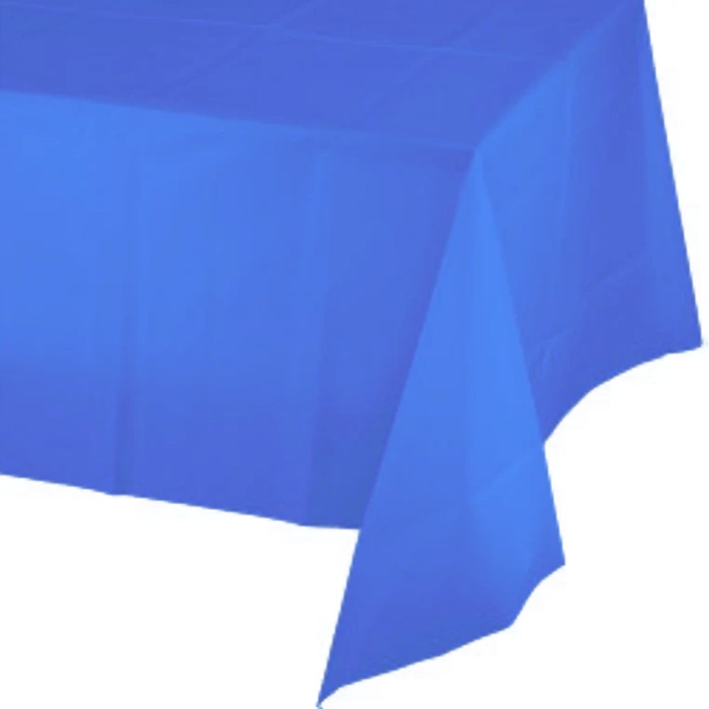 Royal Blue Plastic Table Cloth