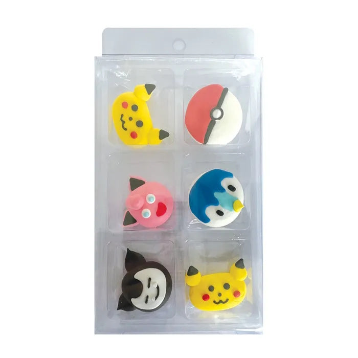 Sugar Icing Decorations 6pk - Pokemon
