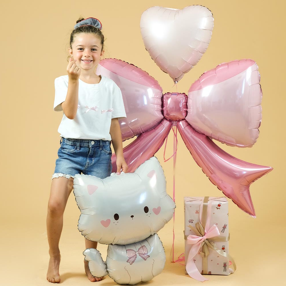 Pretty Bow Shaped Foil Balloon