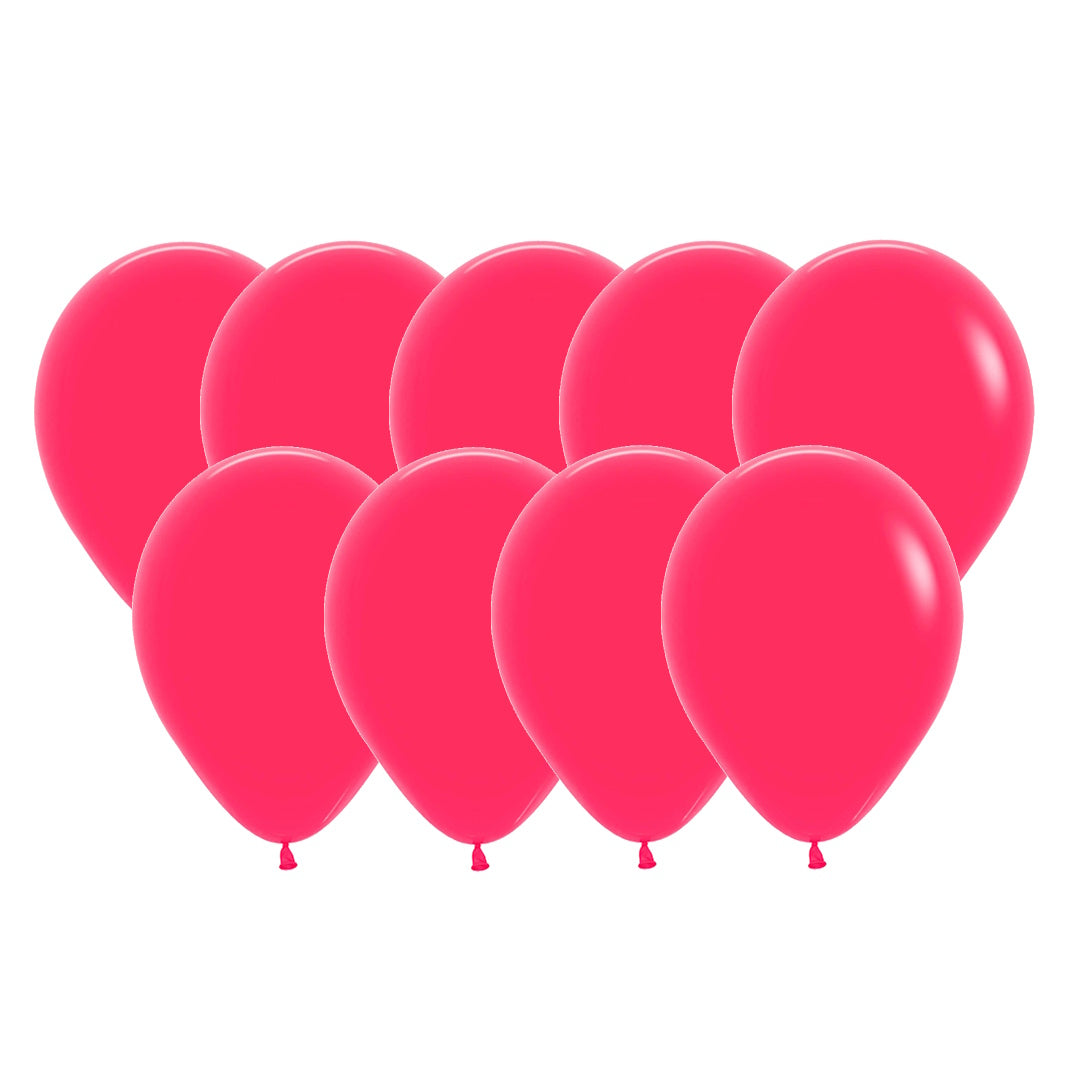 Raspberry Balloons 12cm 50pk