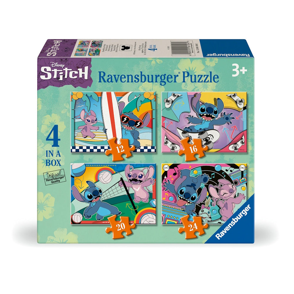 Ravensburger 4 in a Box Puzzles - Disney Stitch