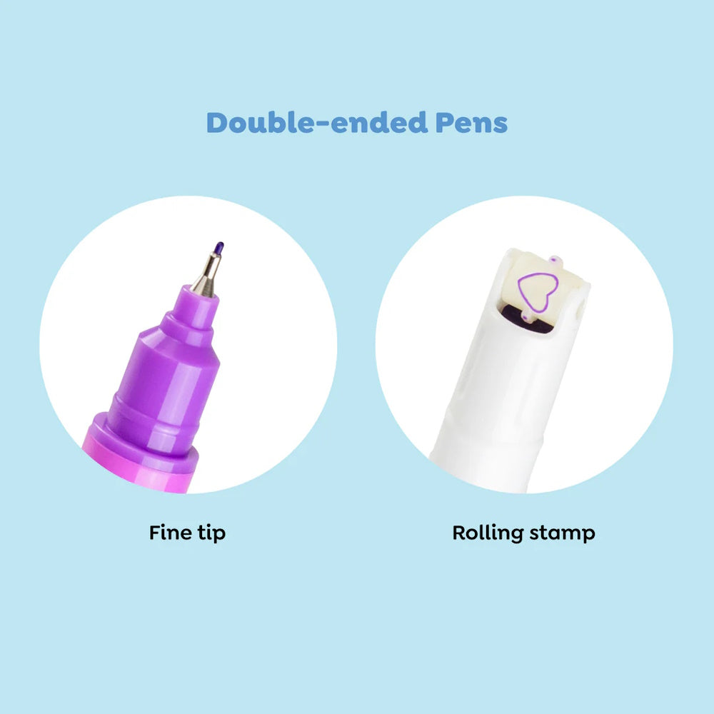 Roller Pattern Pens 6pk