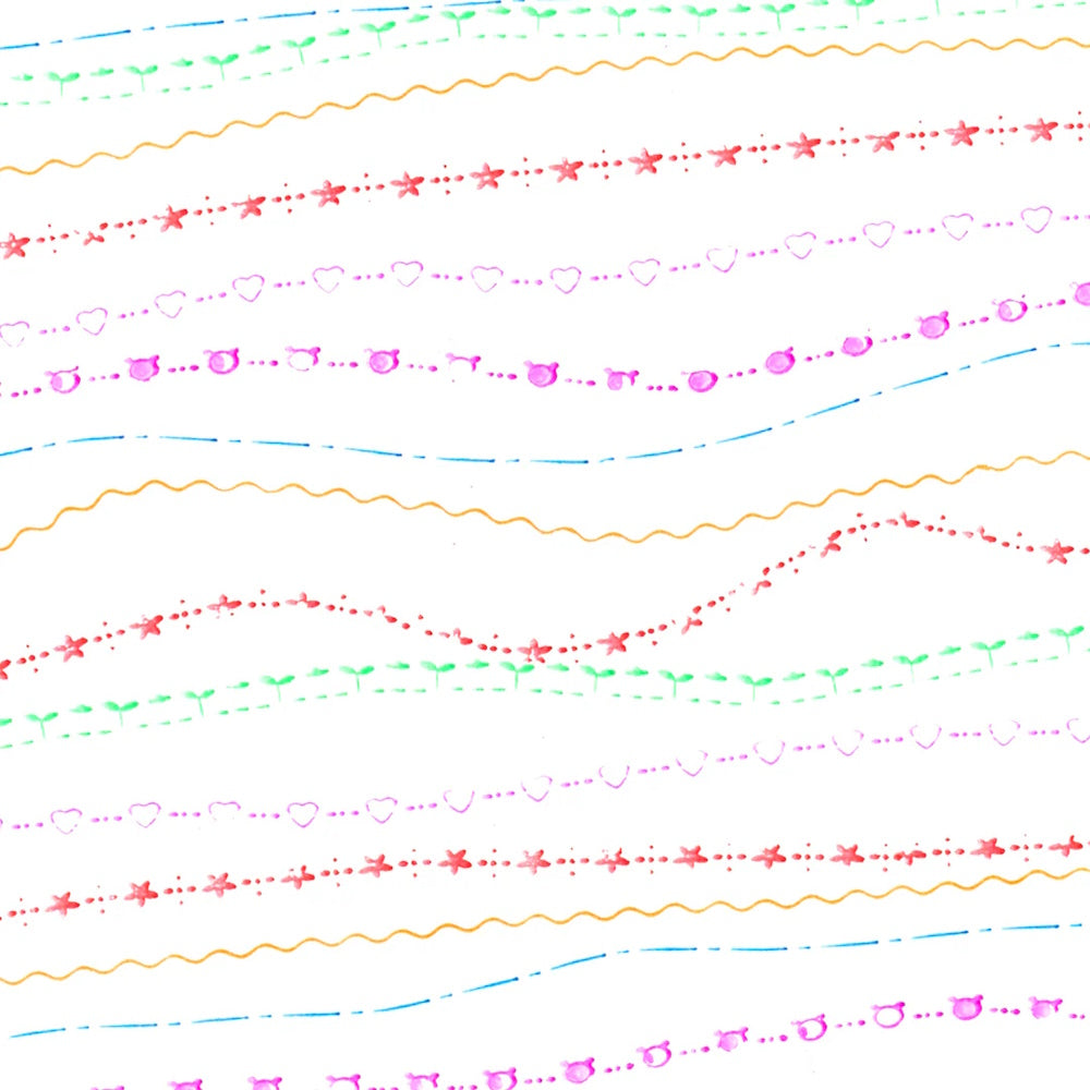 Roller Pattern Pens 6pk
