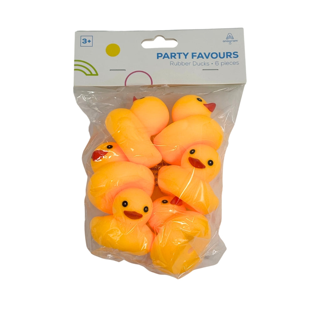 Rubber Ducks Party Favours 6pk