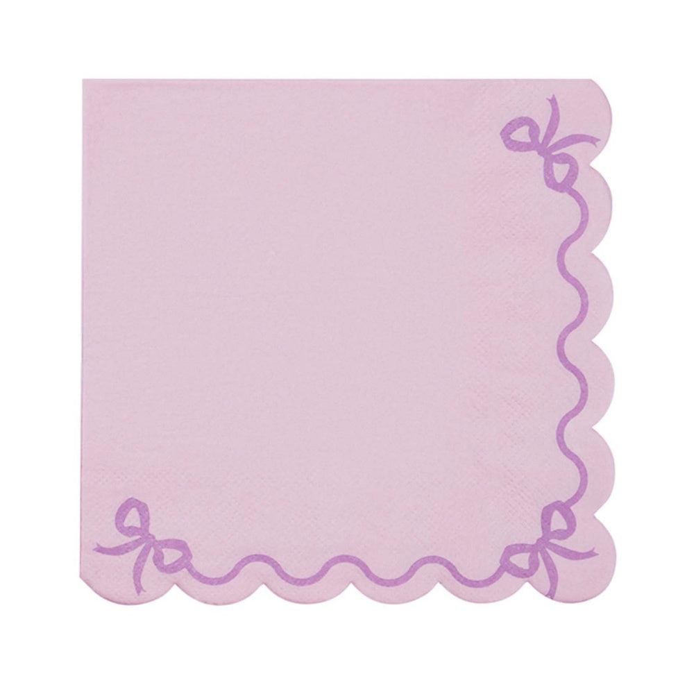 Ruffled Lunch Napkins 12pk - Violet