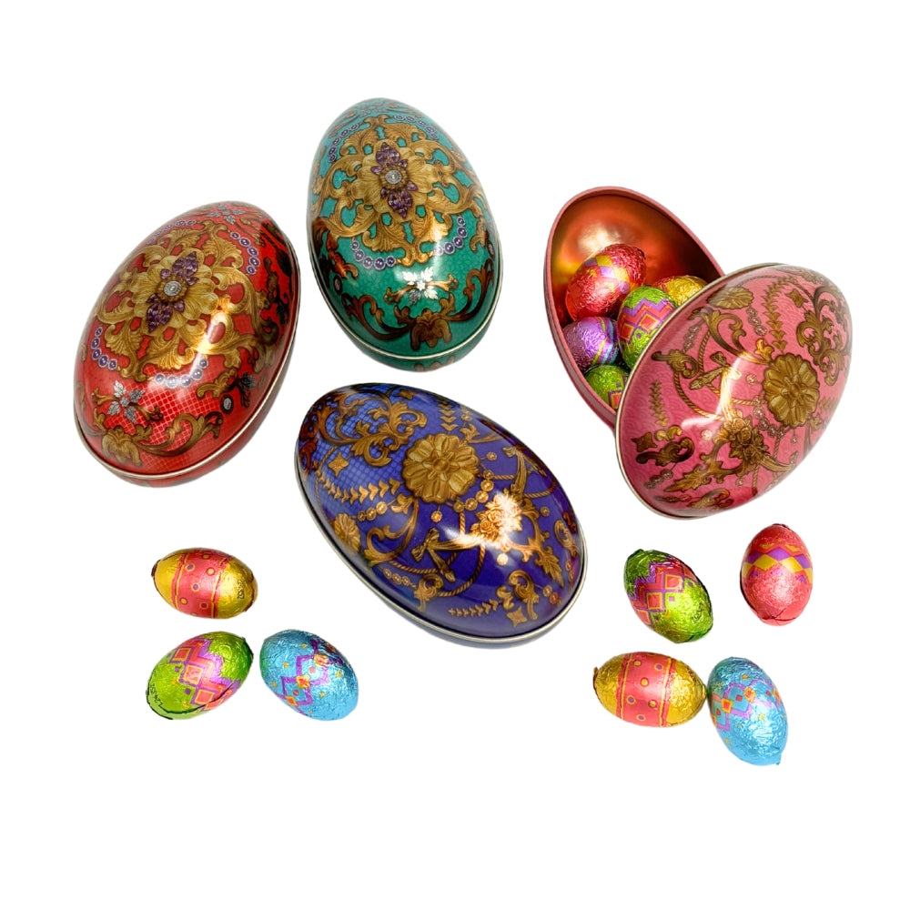 Ornate Russian Egg Gift Tin - Assorted