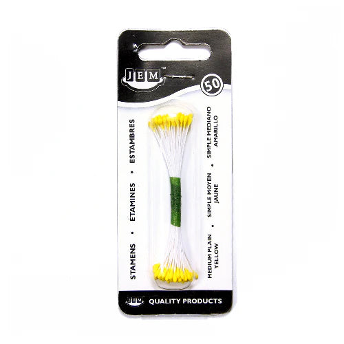 Medium Plain Stamens - Yellow
