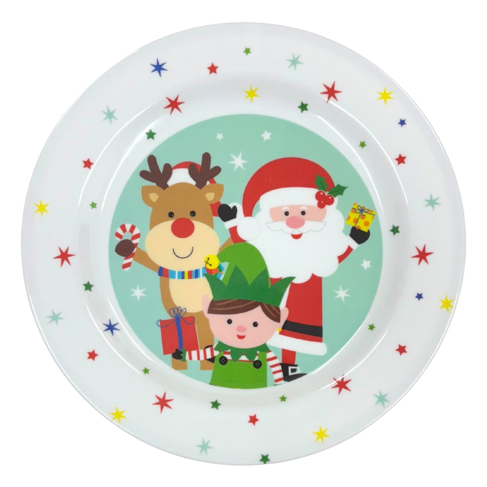 Santa & Friends Melamine Plate