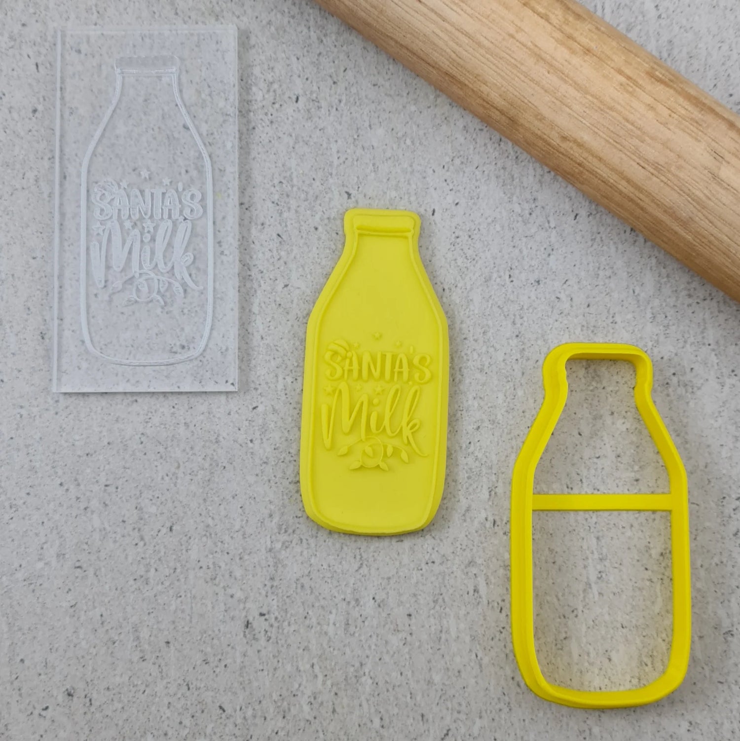 Santa's Milk Debosser & Cutter Set