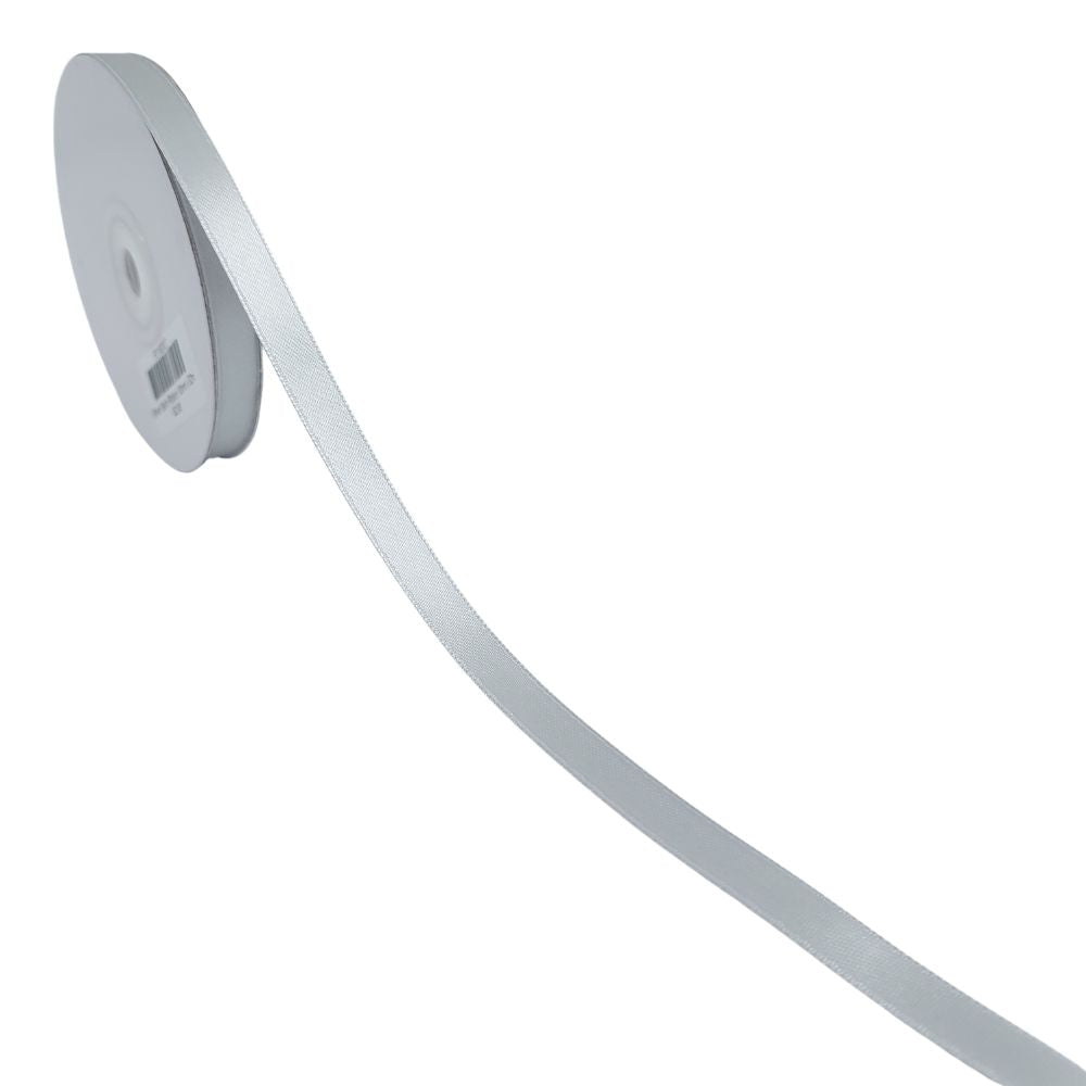 Satin Ribbon 10mm - Silver